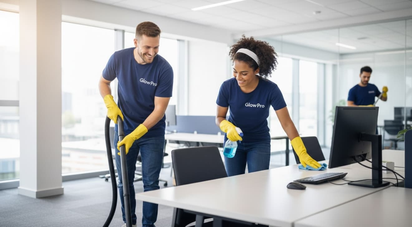 Professional Winnipeg cleaning services team at work - GlowPro Cleaning Services